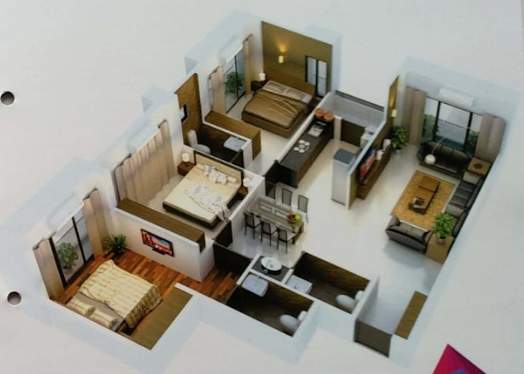 3DFloorPlan of Vrusha One