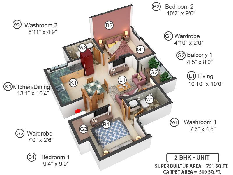 3DFloorPlan of Soul Tree