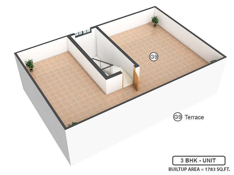 3DFloorPlan of Mantoor Nandan Serenity Phase 1