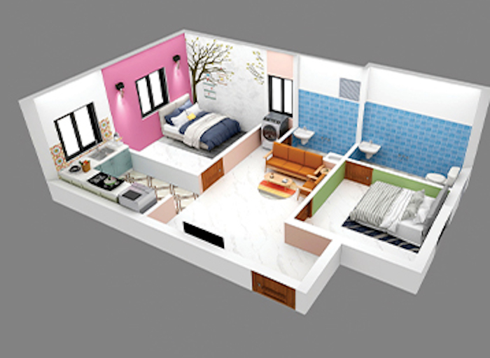 3DFloorPlan of ATH Orchid Spring