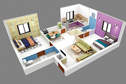 3DFloorPlan of ATH Orchid Spring