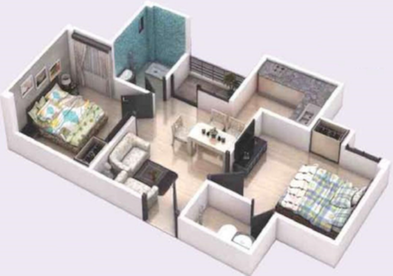 3DFloorPlan of Aravali Homes Phase 1