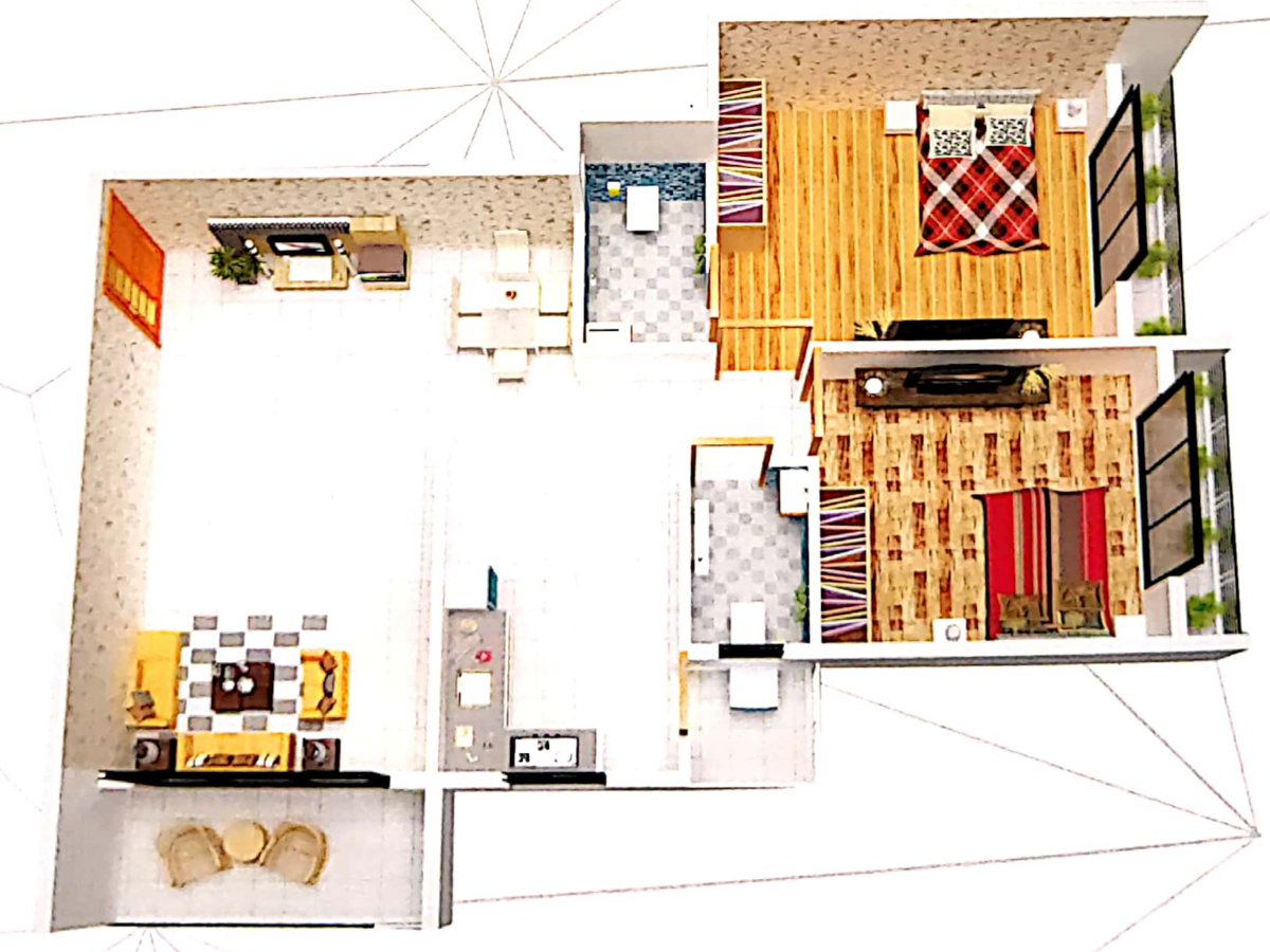 3DFloorPlan of Gurukul Heights