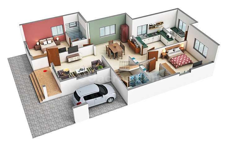 3DFloorPlan of Beacon Colors