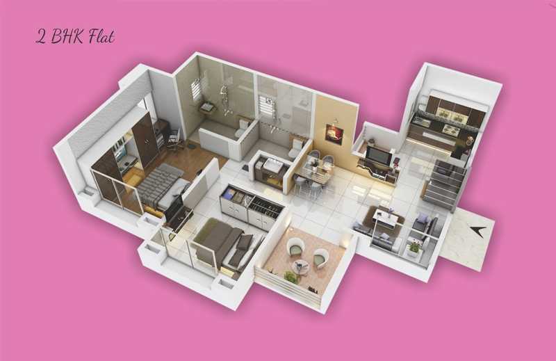 3DFloorPlan of GK Rose Mansion