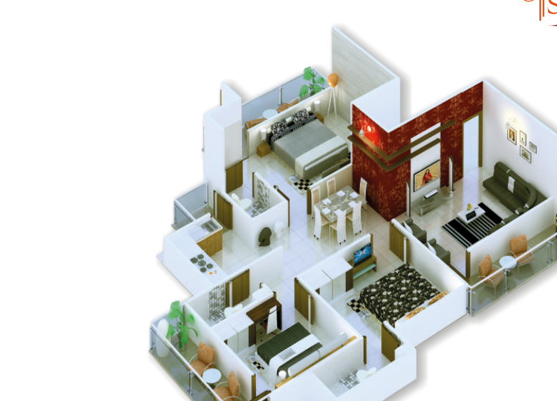3DFloorPlan of Siddhi Samriddhi