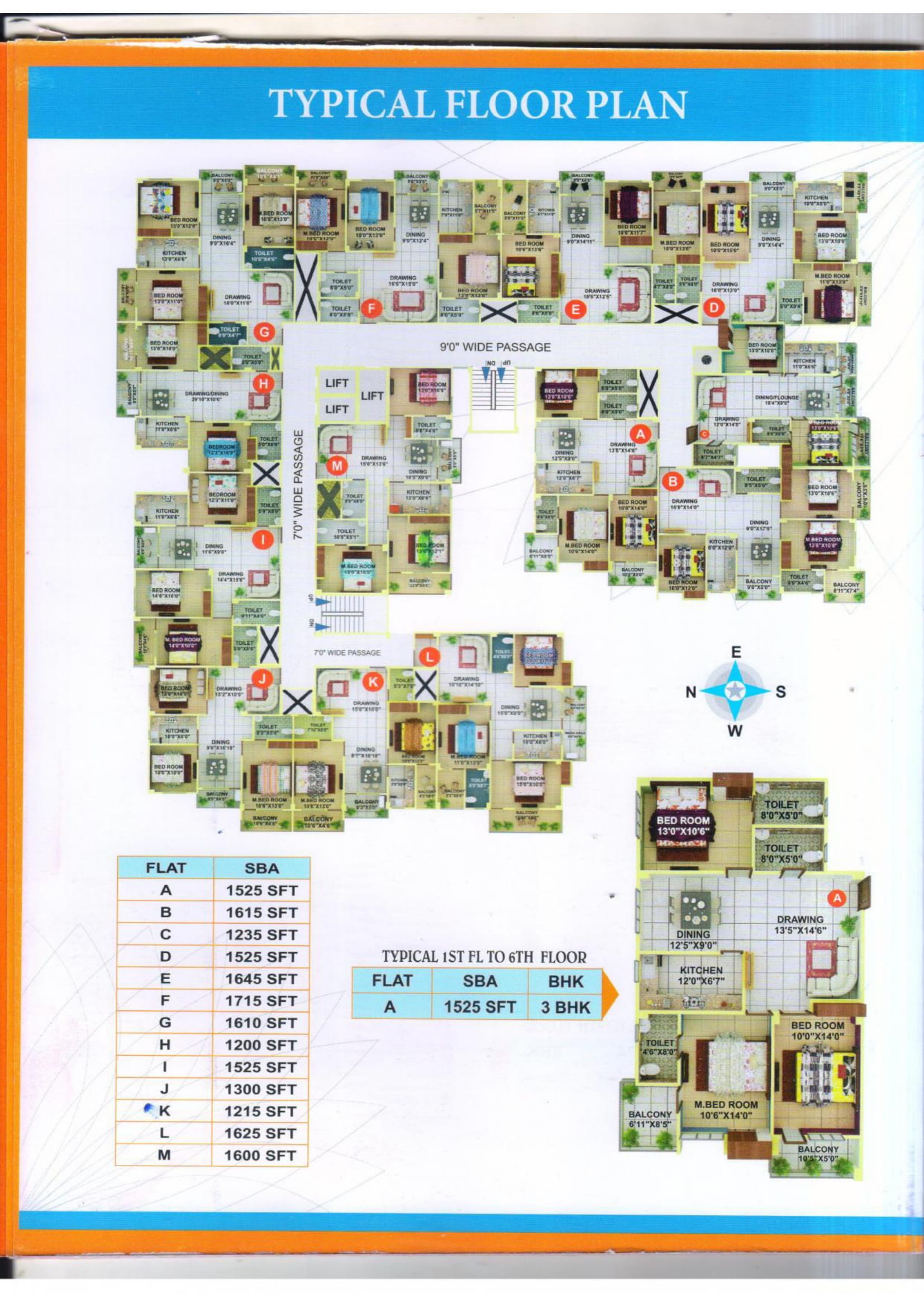3DFloorPlan of Rudra Ramesh Complex Block C