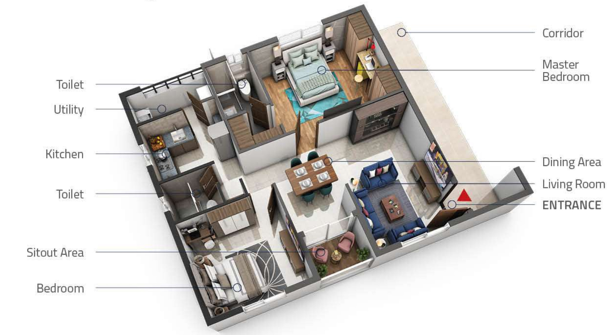 3DFloorPlan of PVR Kshetra