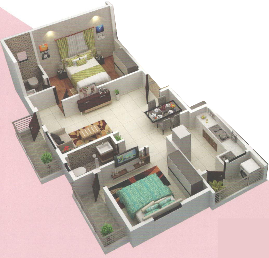 3DFloorPlan of Bhoomi Sai Samartha