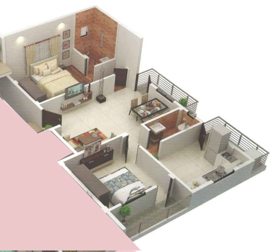 3DFloorPlan of Bhoomi Sai Samartha
