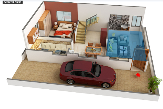 3DFloorPlan of Sree Estates