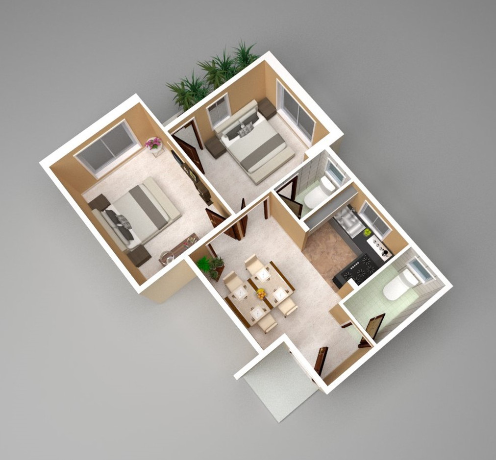 3DFloorPlan of Creative Sonartari