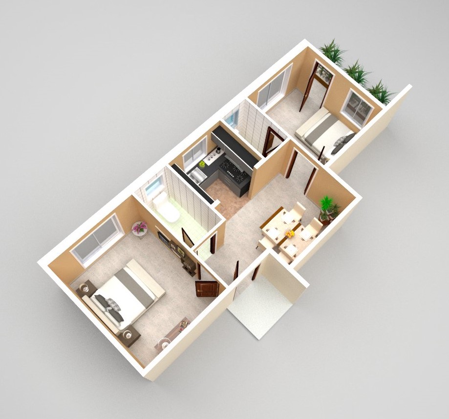 3DFloorPlan of Creative Sonartari