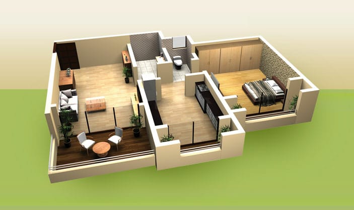 3DFloorPlan of Woodside Meadows