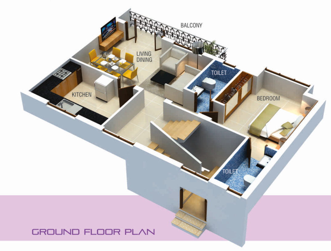 3DFloorPlan of Queeny 7
