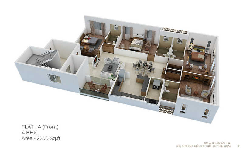 3DFloorPlan of Etica Malar