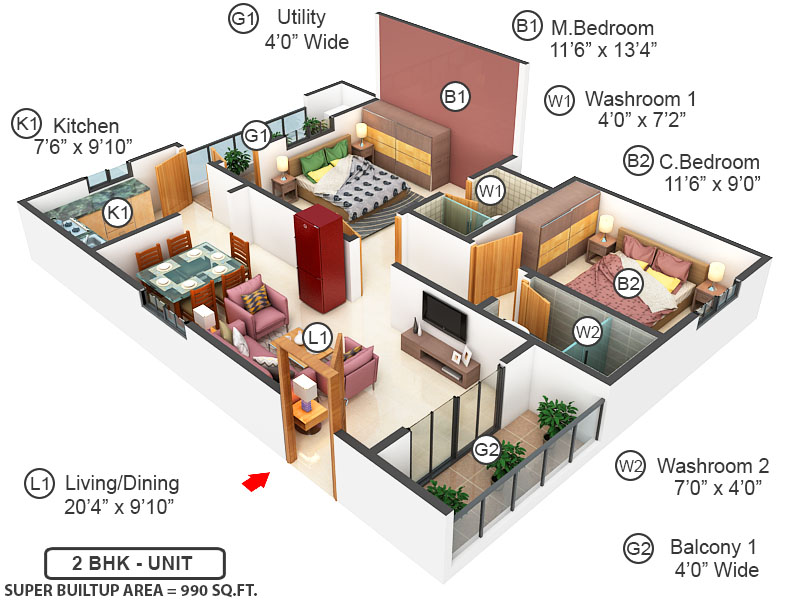3DFloorPlan of SLV Icon