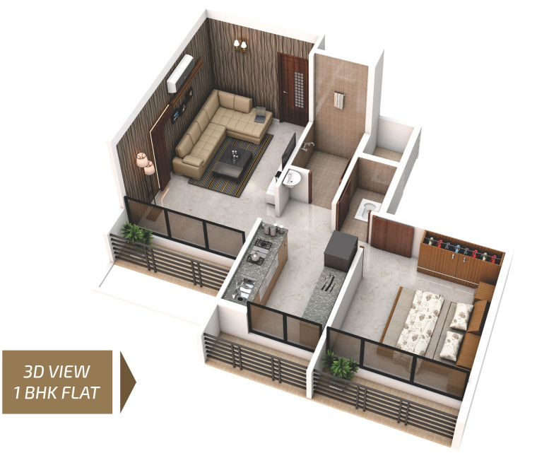 3DFloorPlan of Pramukh Narayan