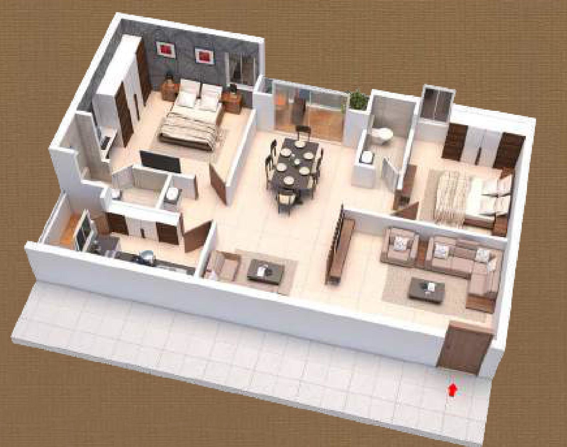 3DFloorPlan of RSRPPL Sai S Suvidha