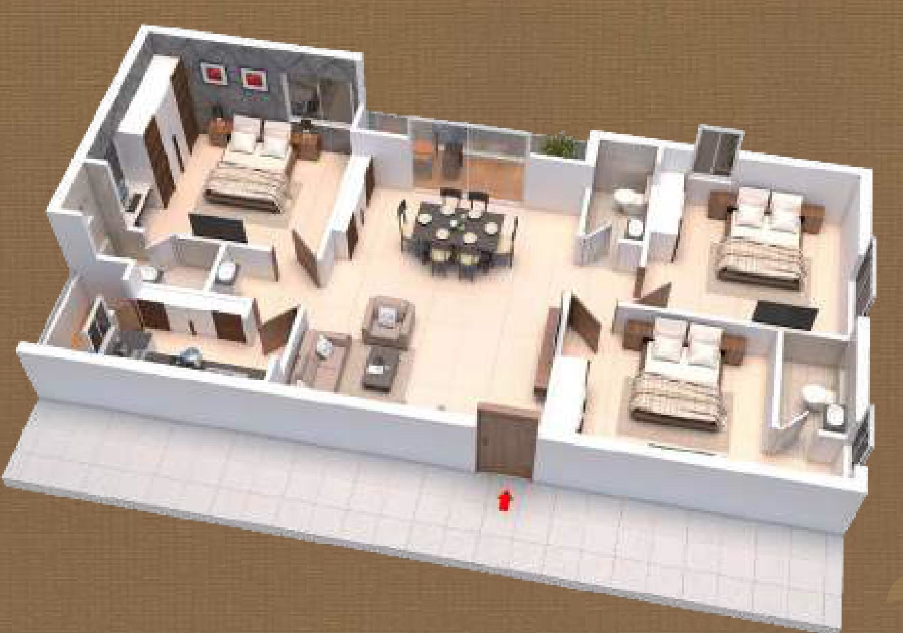 3DFloorPlan of RSRPPL Sai S Suvidha