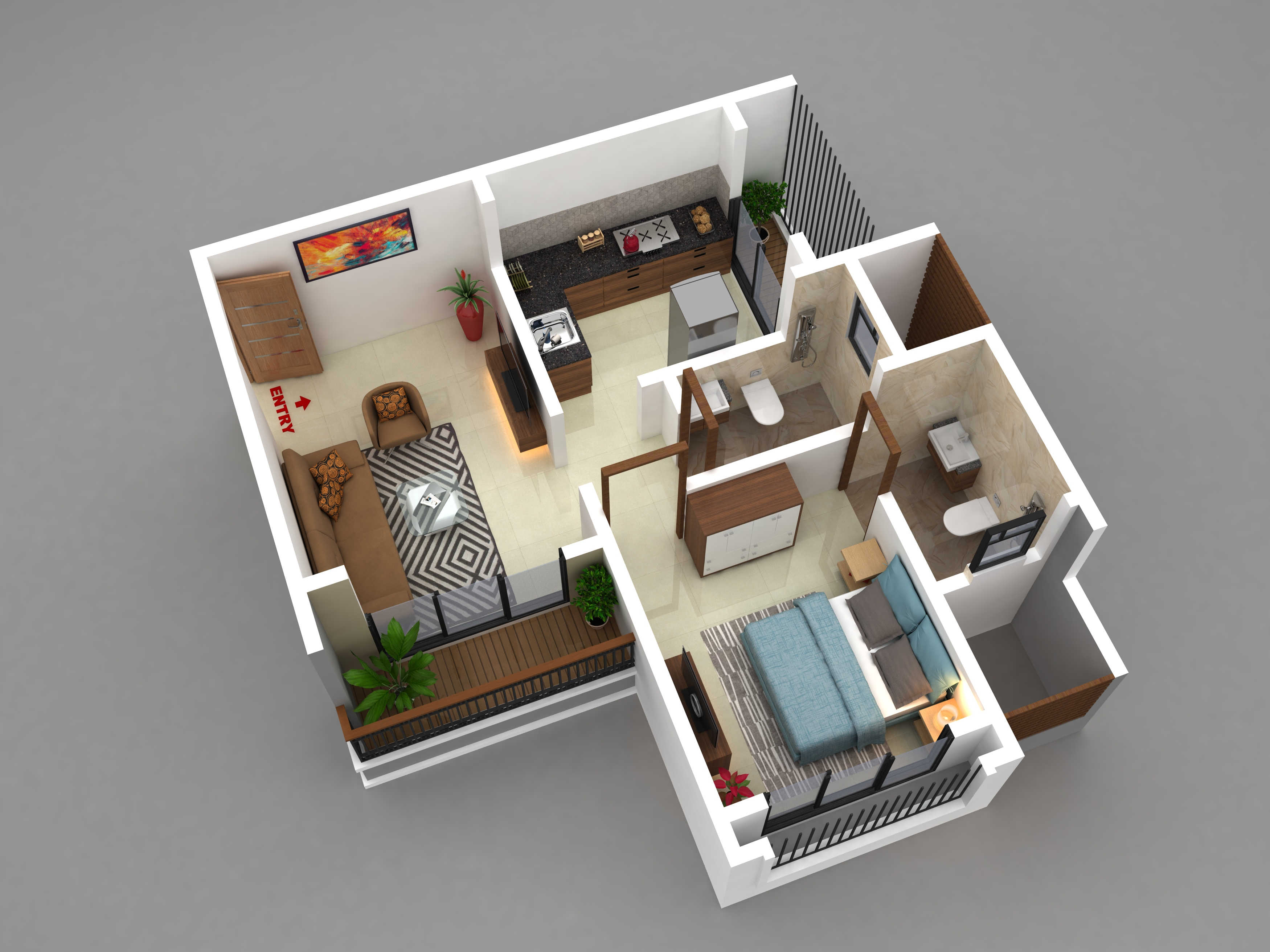 3DFloorPlan of Tisai Heights