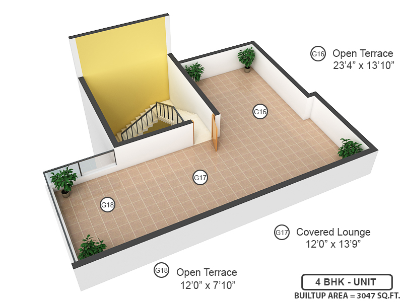 Terrace Floor Plan Terrace Floor Plan