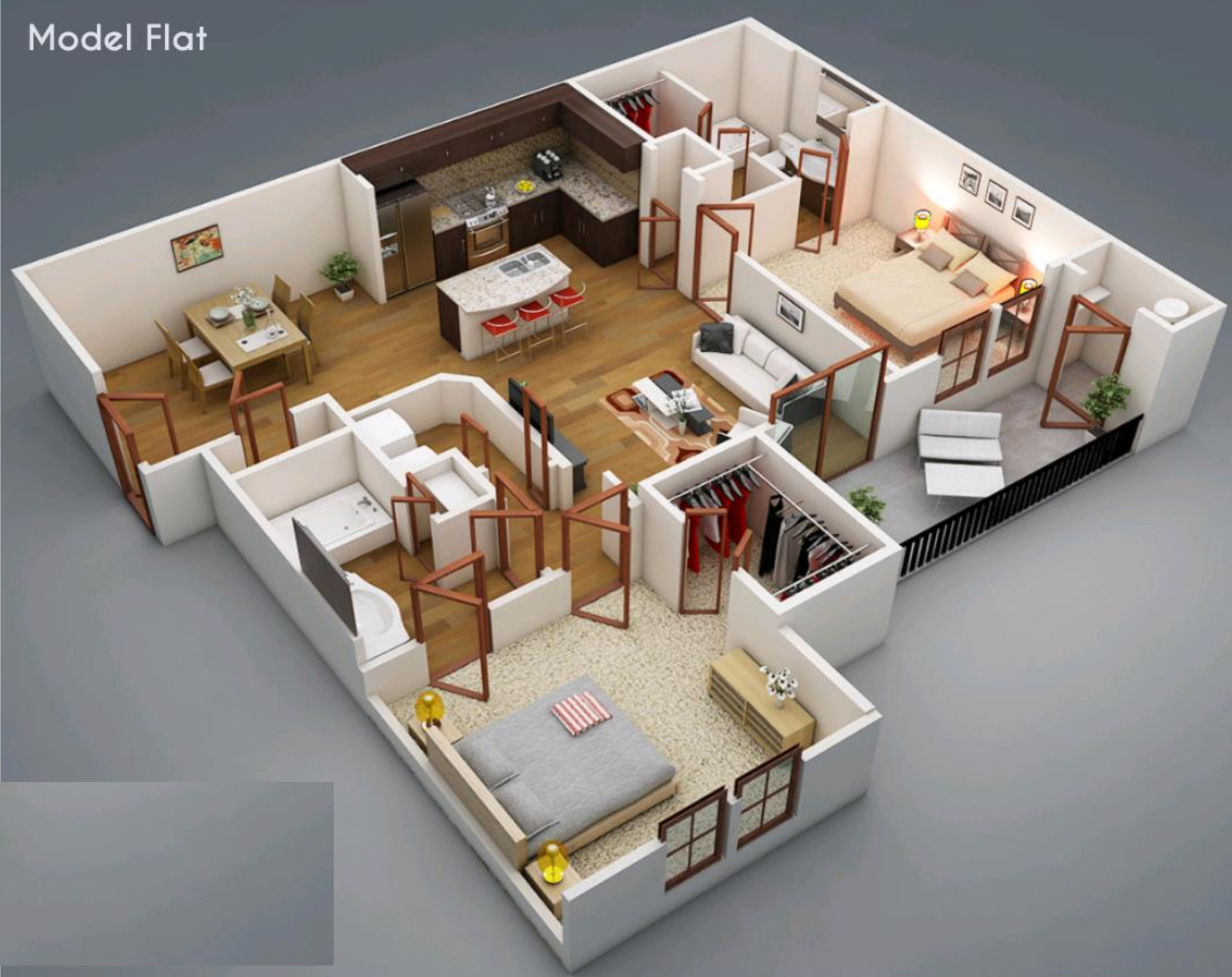 3DFloorPlan of Viva Verve