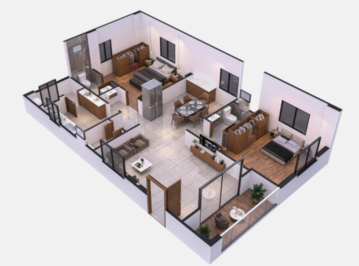 3DFloorPlan of Bhuvana Urban Greens