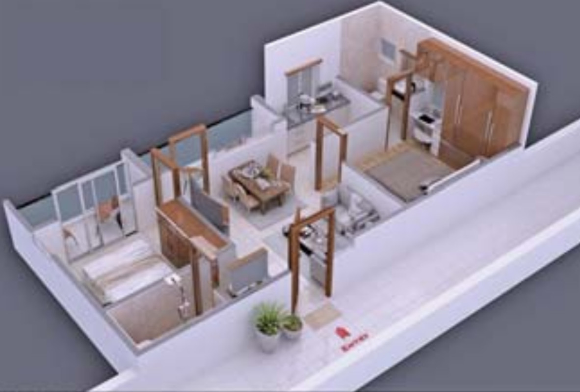 3DFloorPlan of Aspira Wondur & White Rock
