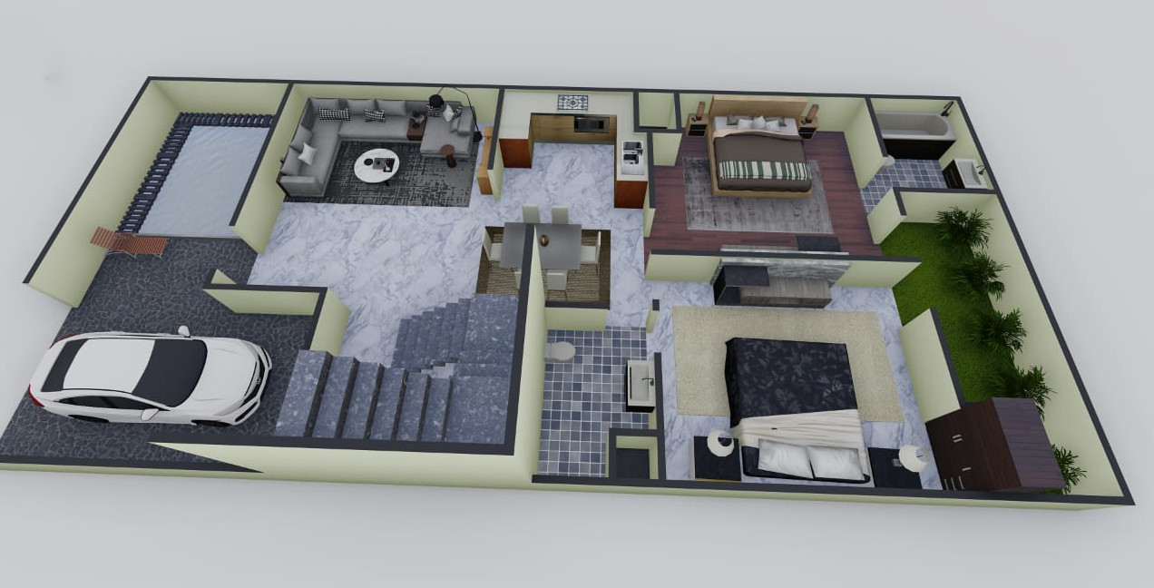 3DFloorPlan of Shivansh Smart Villa