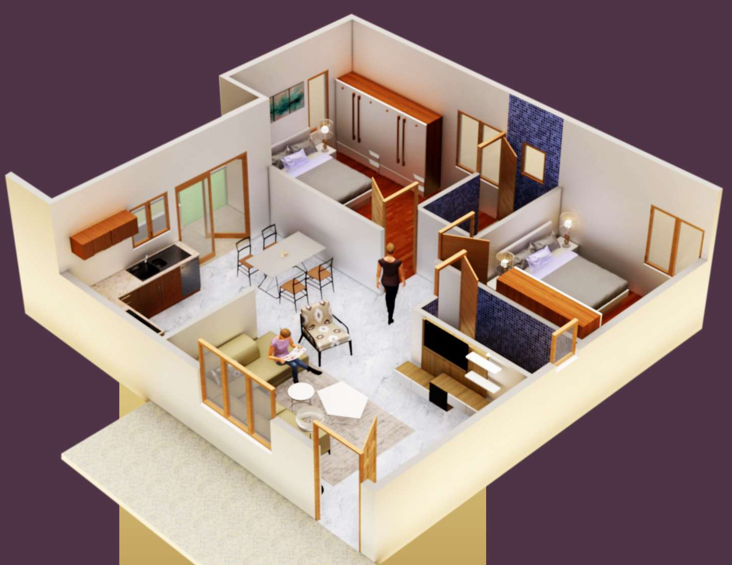 3DFloorPlan of Ragashiva Heights