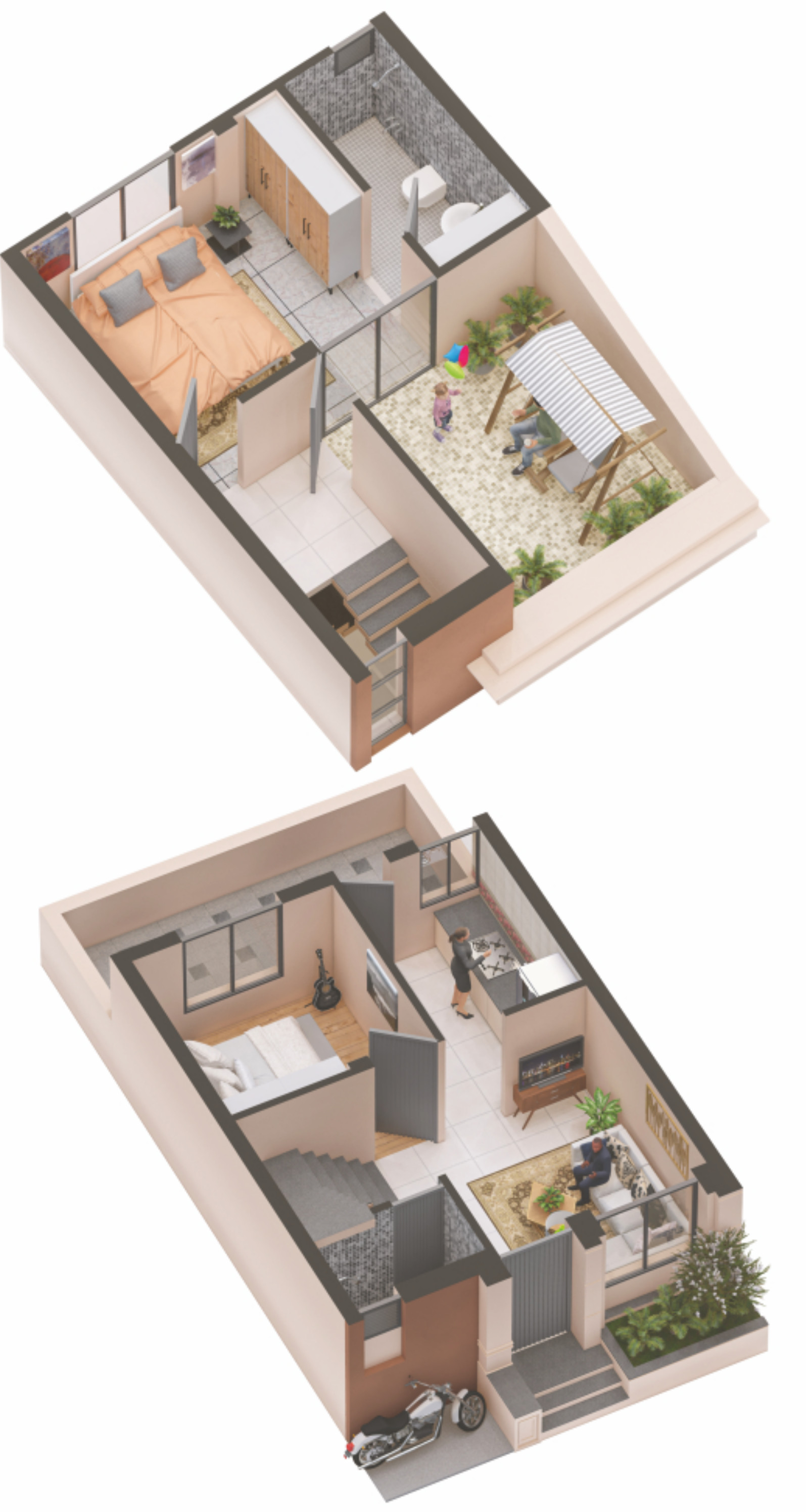 3DFloorPlan of Alif Angel Residency