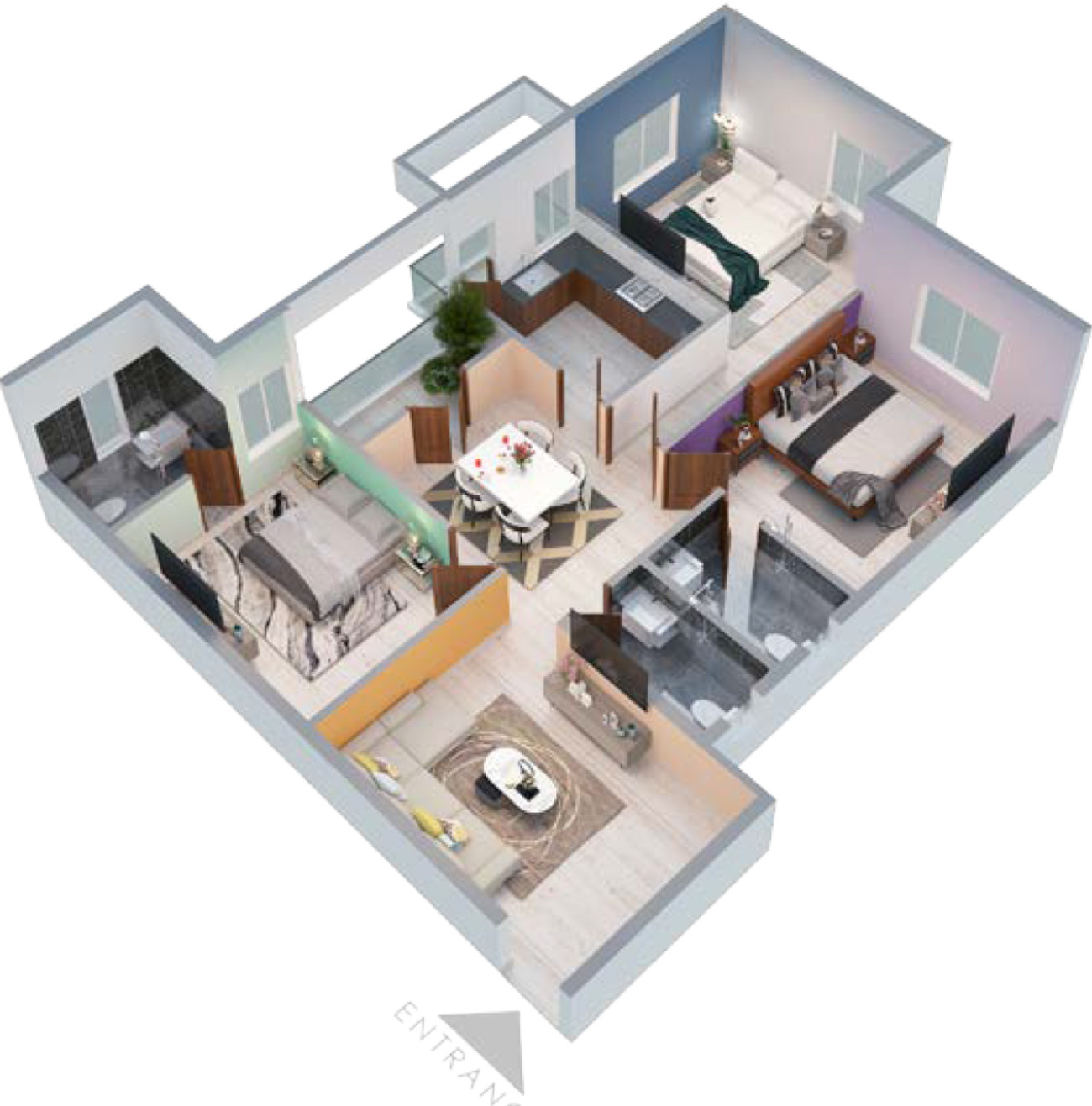 3DFloorPlan of Covenants La Casa