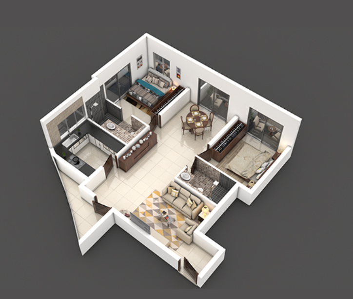 3DFloorPlan of Maarq Tranquil