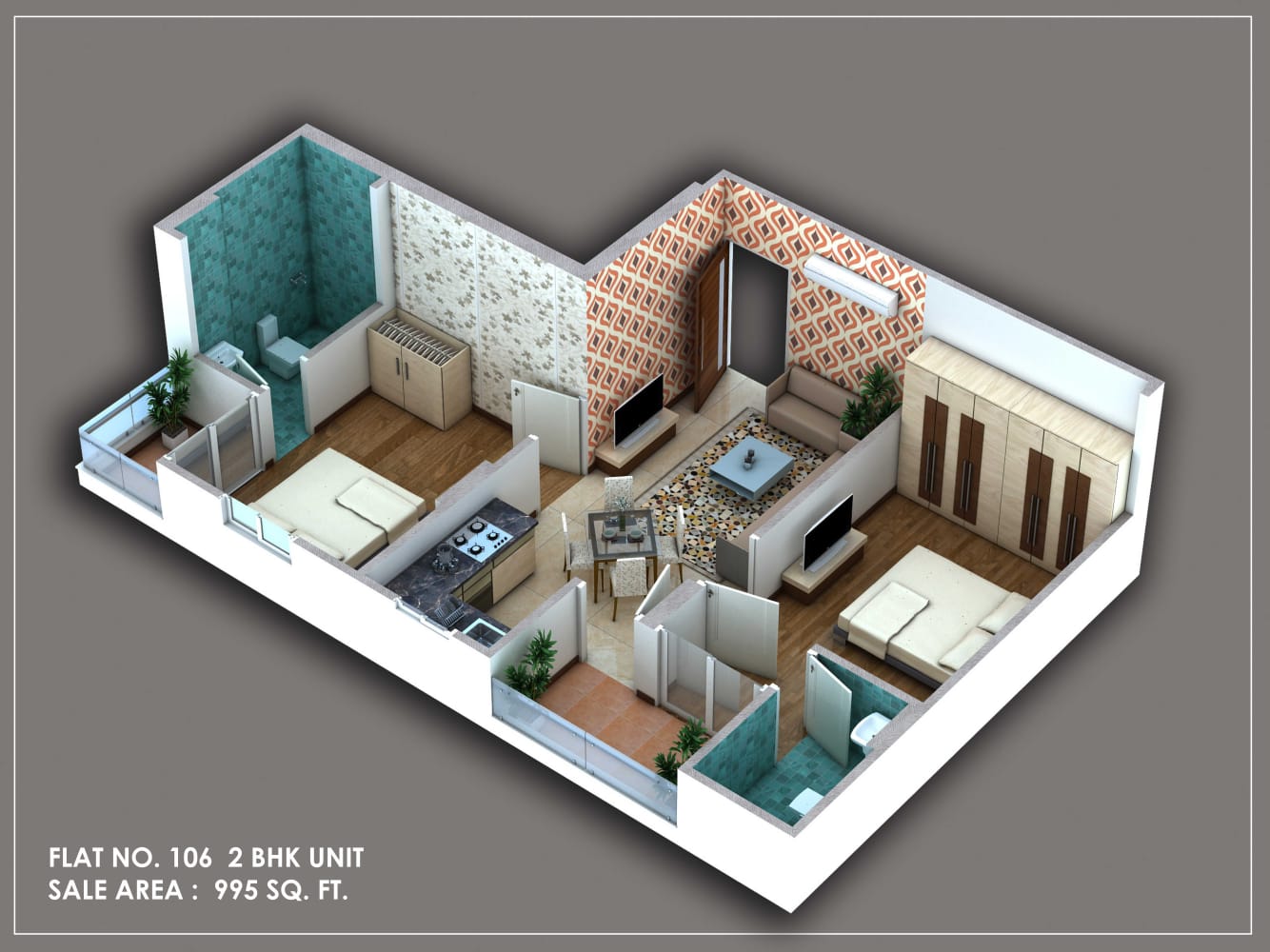 3DFloorPlan of Sky Nation