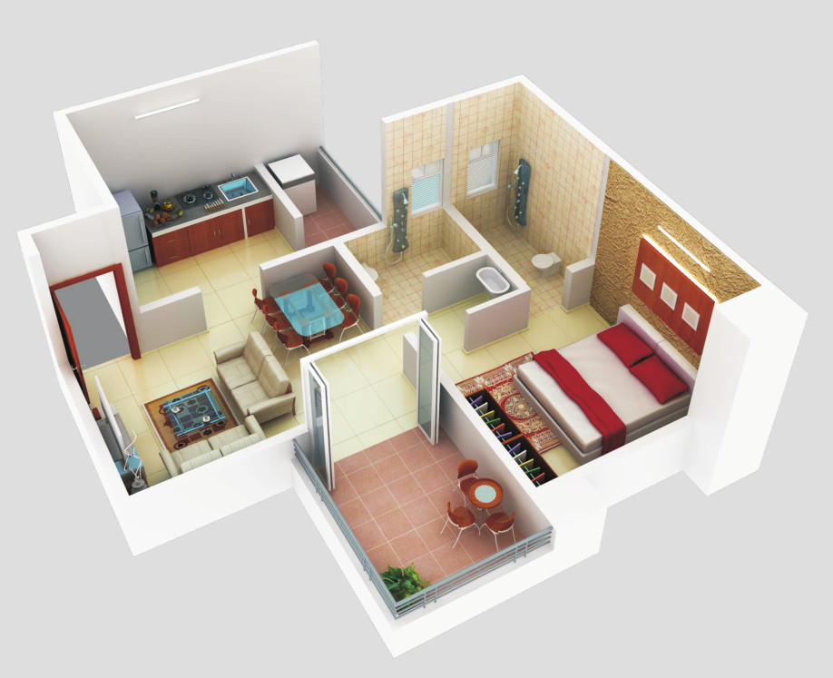 3DFloorPlan of Sai Sneh Phase I