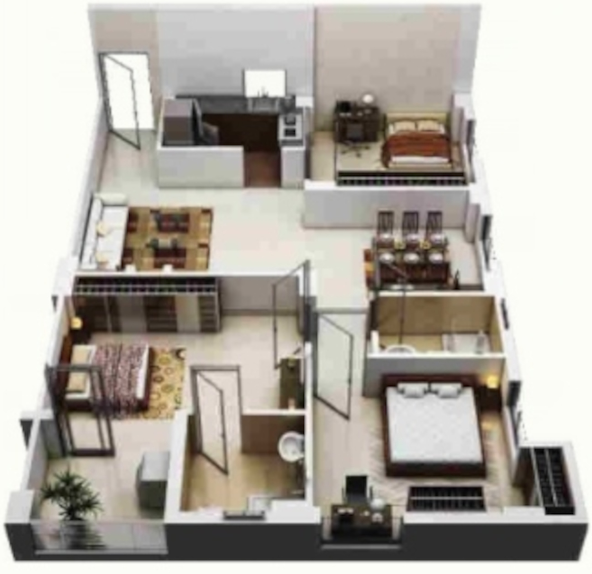 3DFloorPlan of Urban Heights