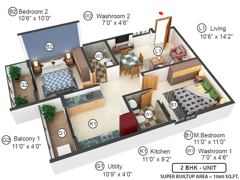 3DFloorPlan of DS Max Sasmara