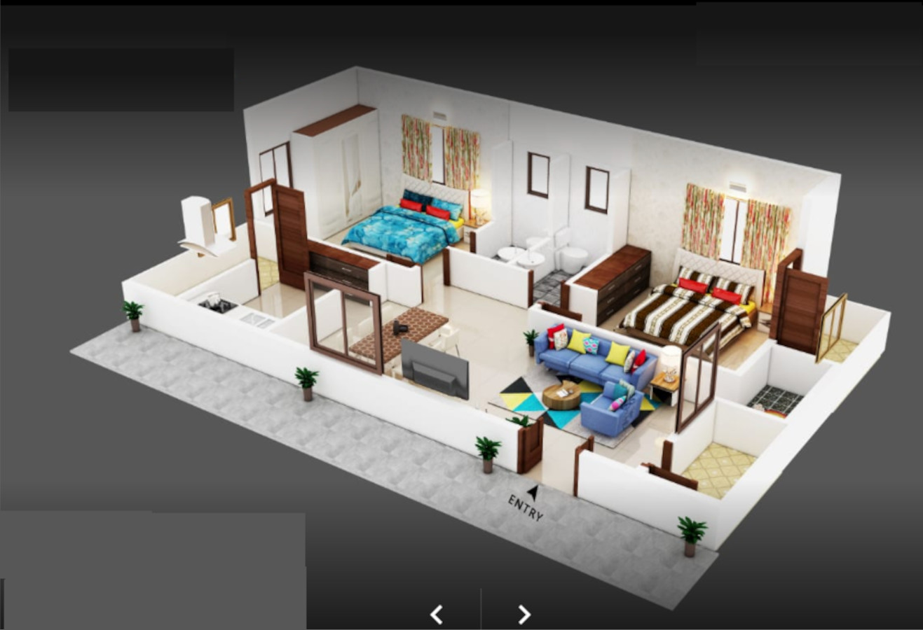 3DFloorPlan of Chekuri Elite