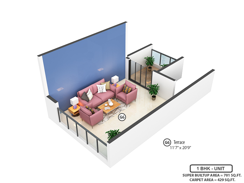 3DFloorPlan of VBHC 47 Rowland Park