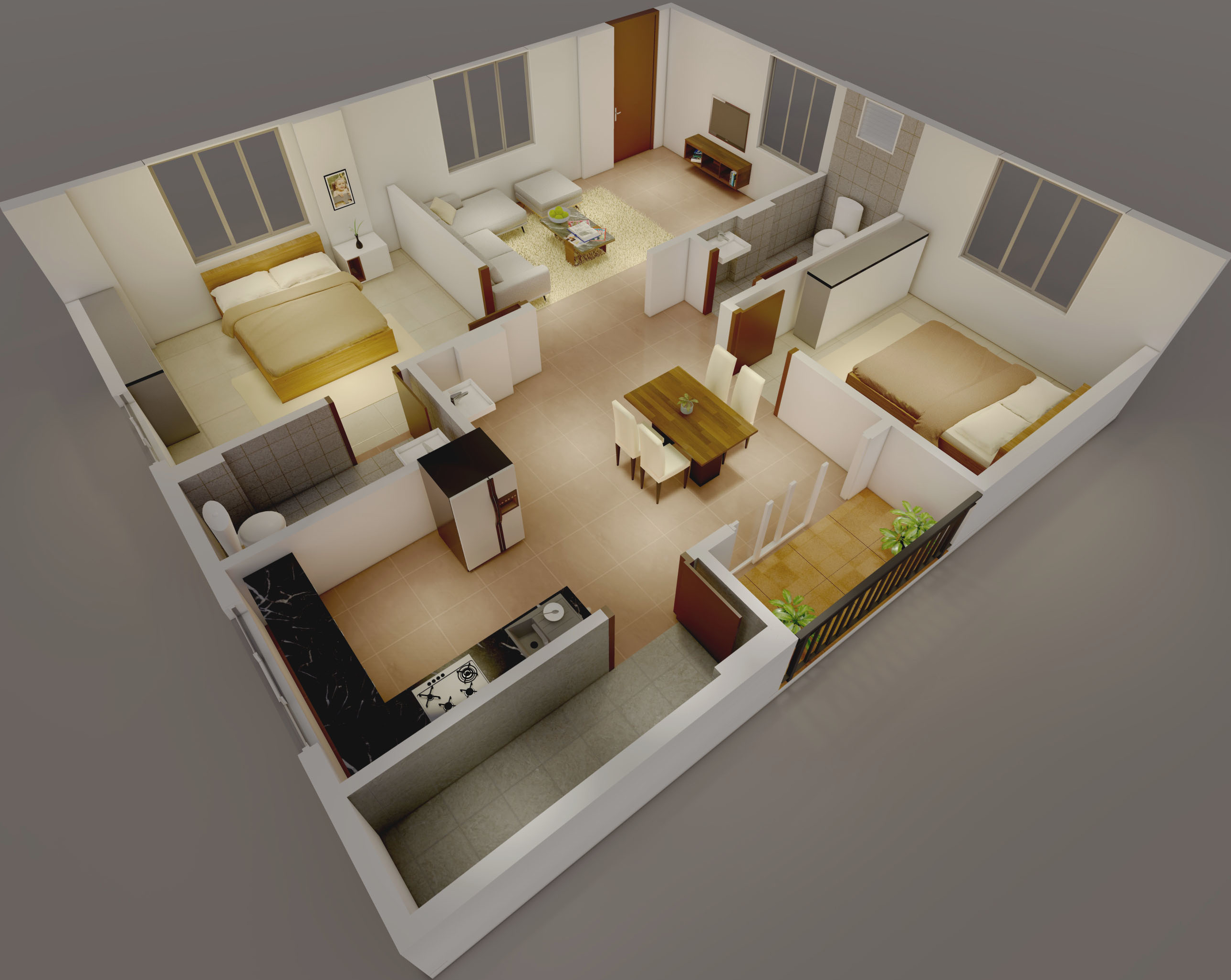 3DFloorPlan of AVL Garudadri