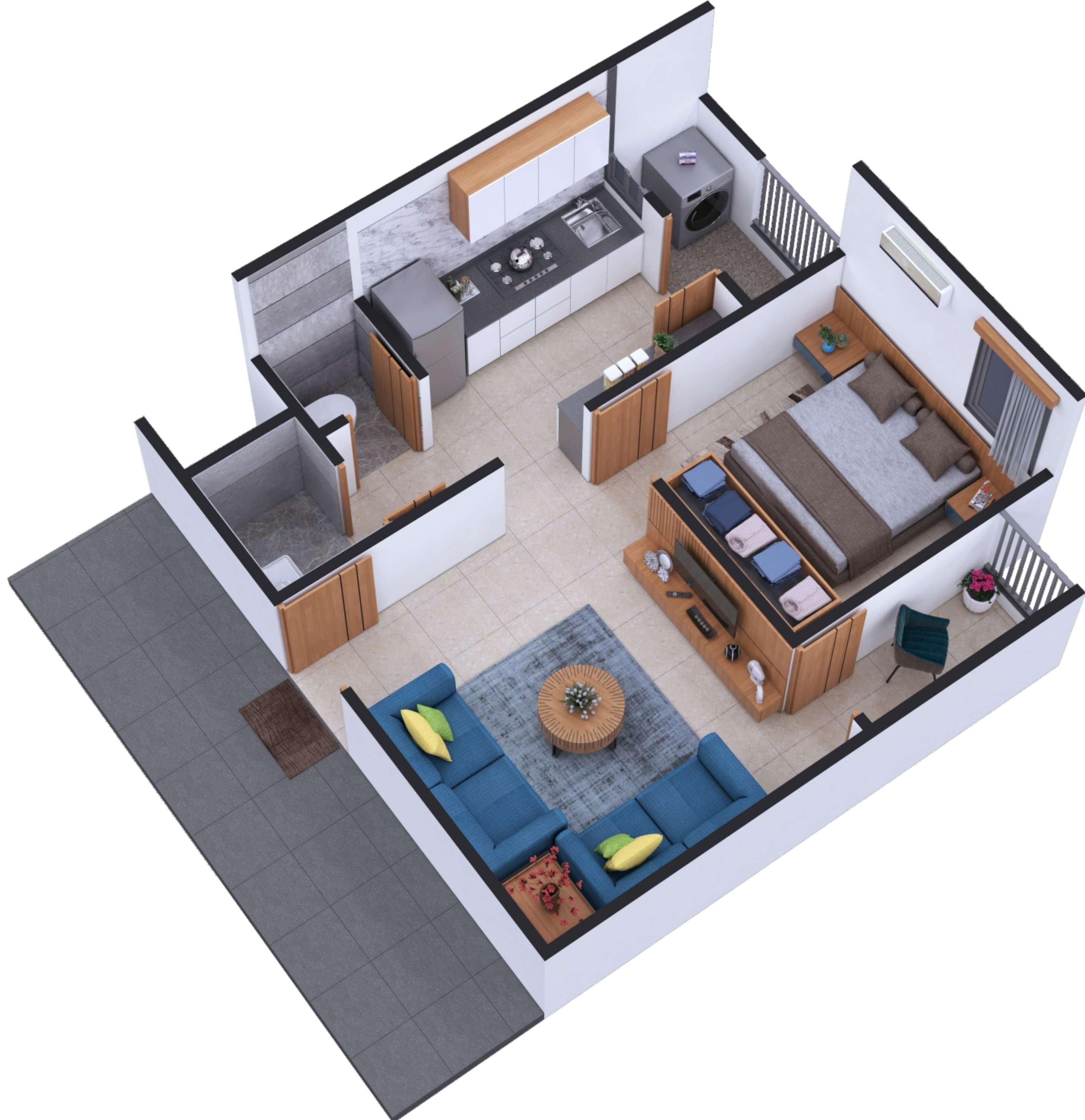 3DFloorPlan of Arihant Adarsh Homes