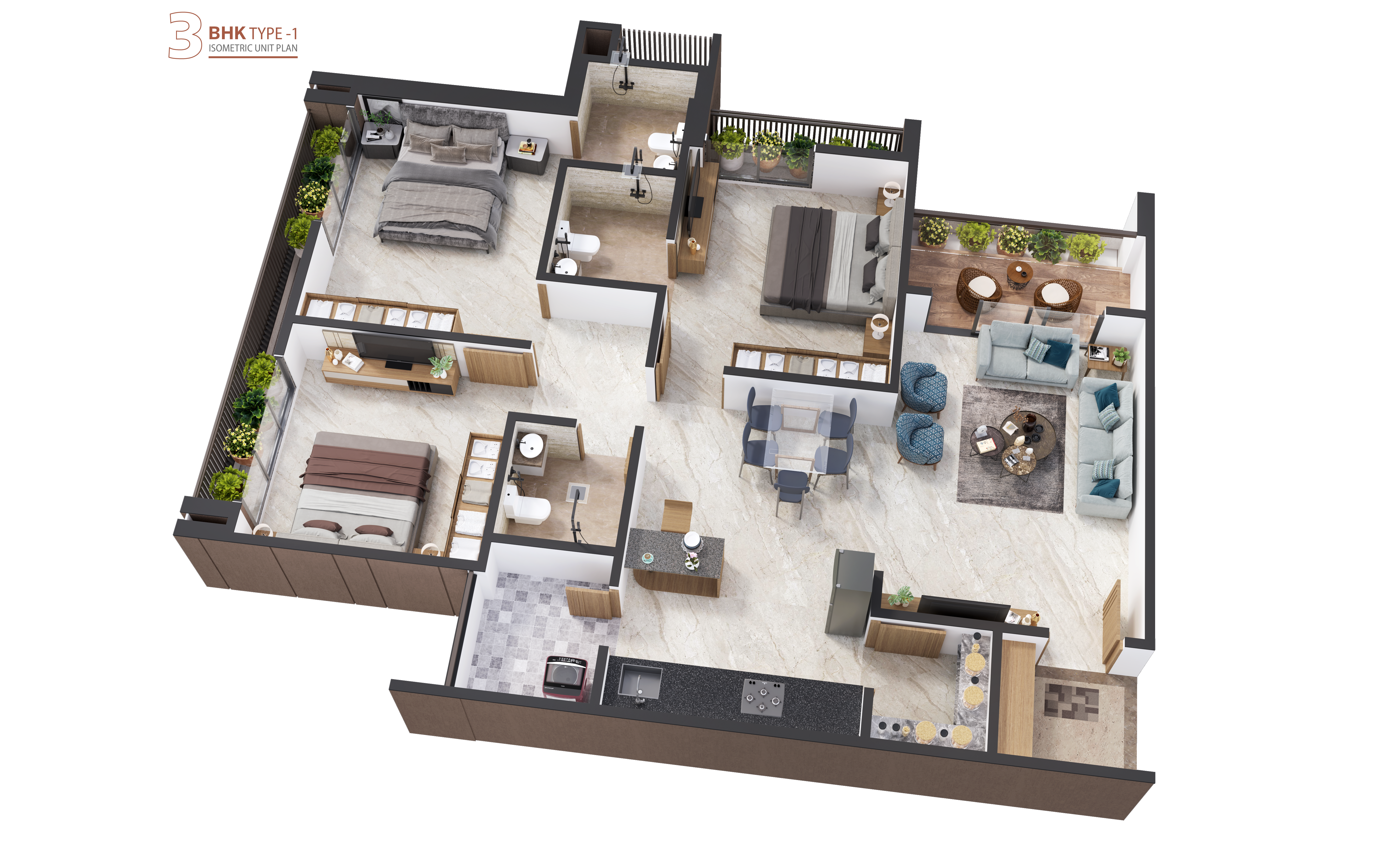 3DFloorPlan of Aspira