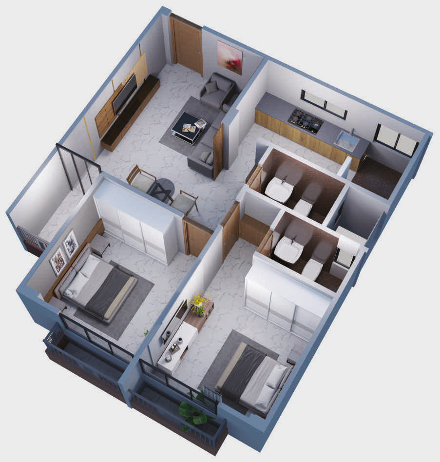 3DFloorPlan of Shivganga Parisar