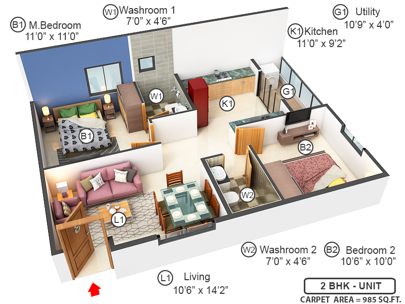 3DFloorPlan of DS Max Sasmara