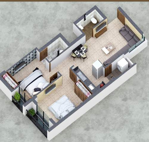 3DFloorPlan of Shubh Palace