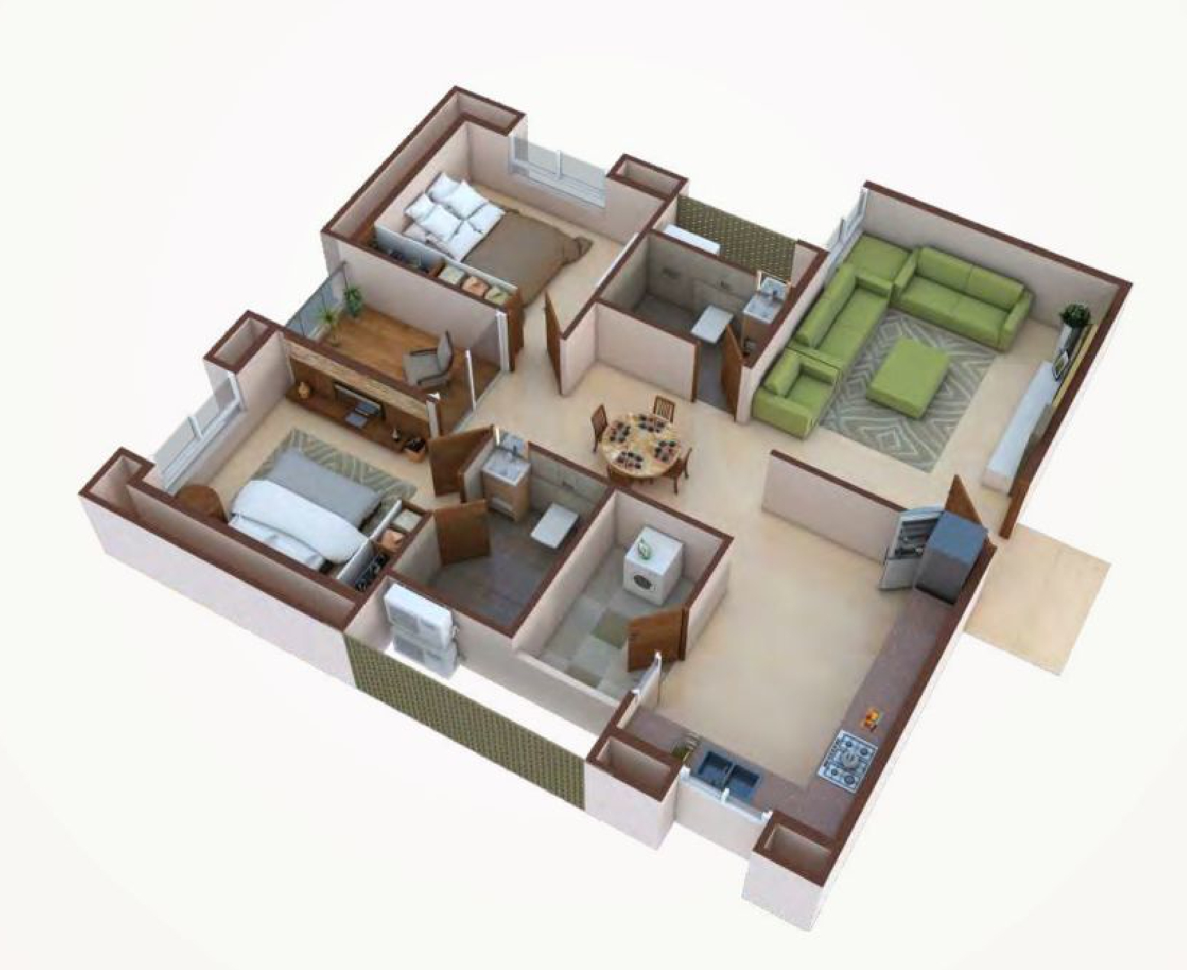3DFloorPlan of Pacifica Hillcrest Phase 2