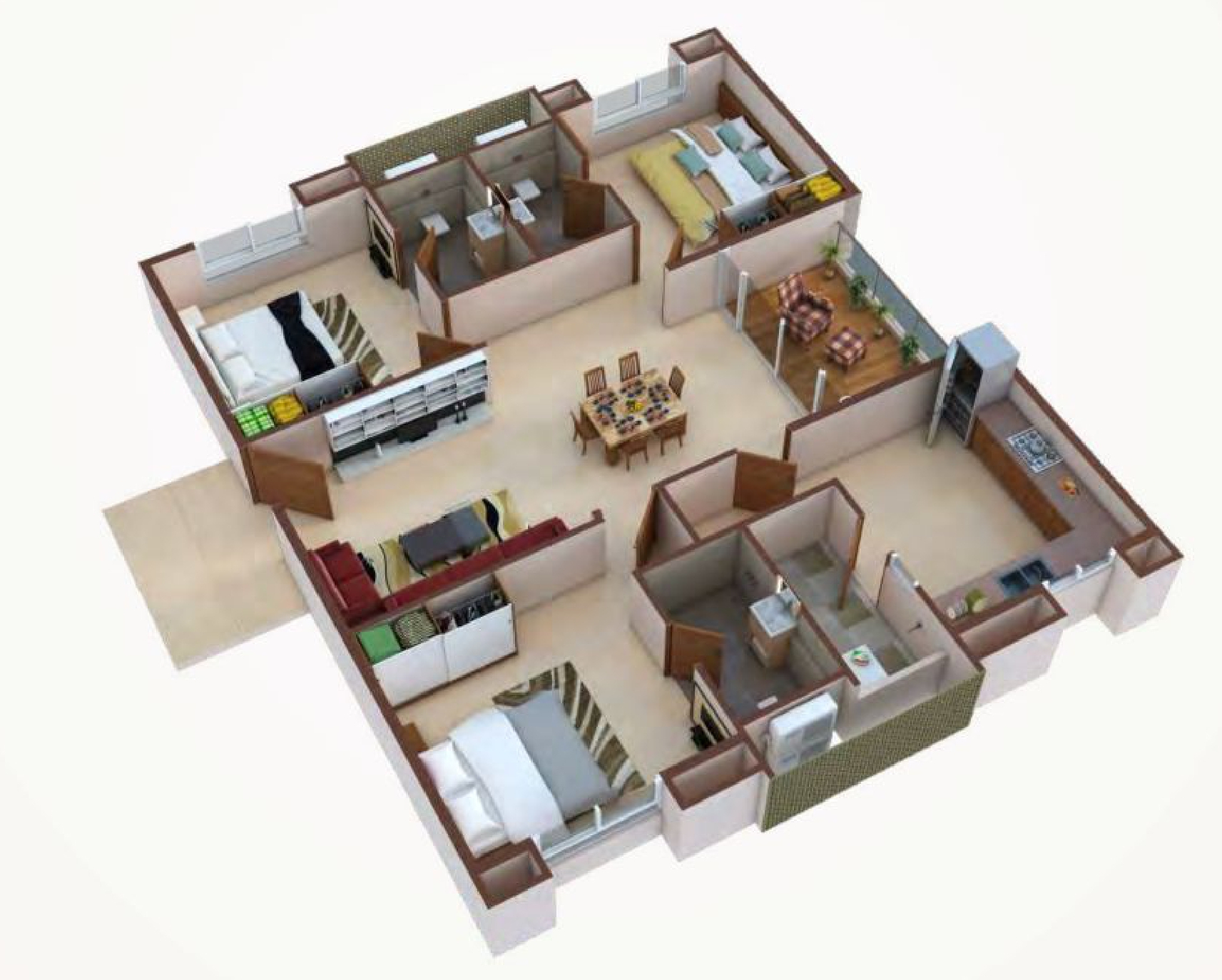 3DFloorPlan of Pacifica Hillcrest Phase 2