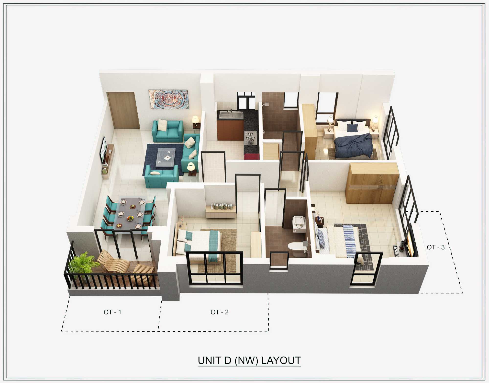 3DFloorPlan of Signature 18