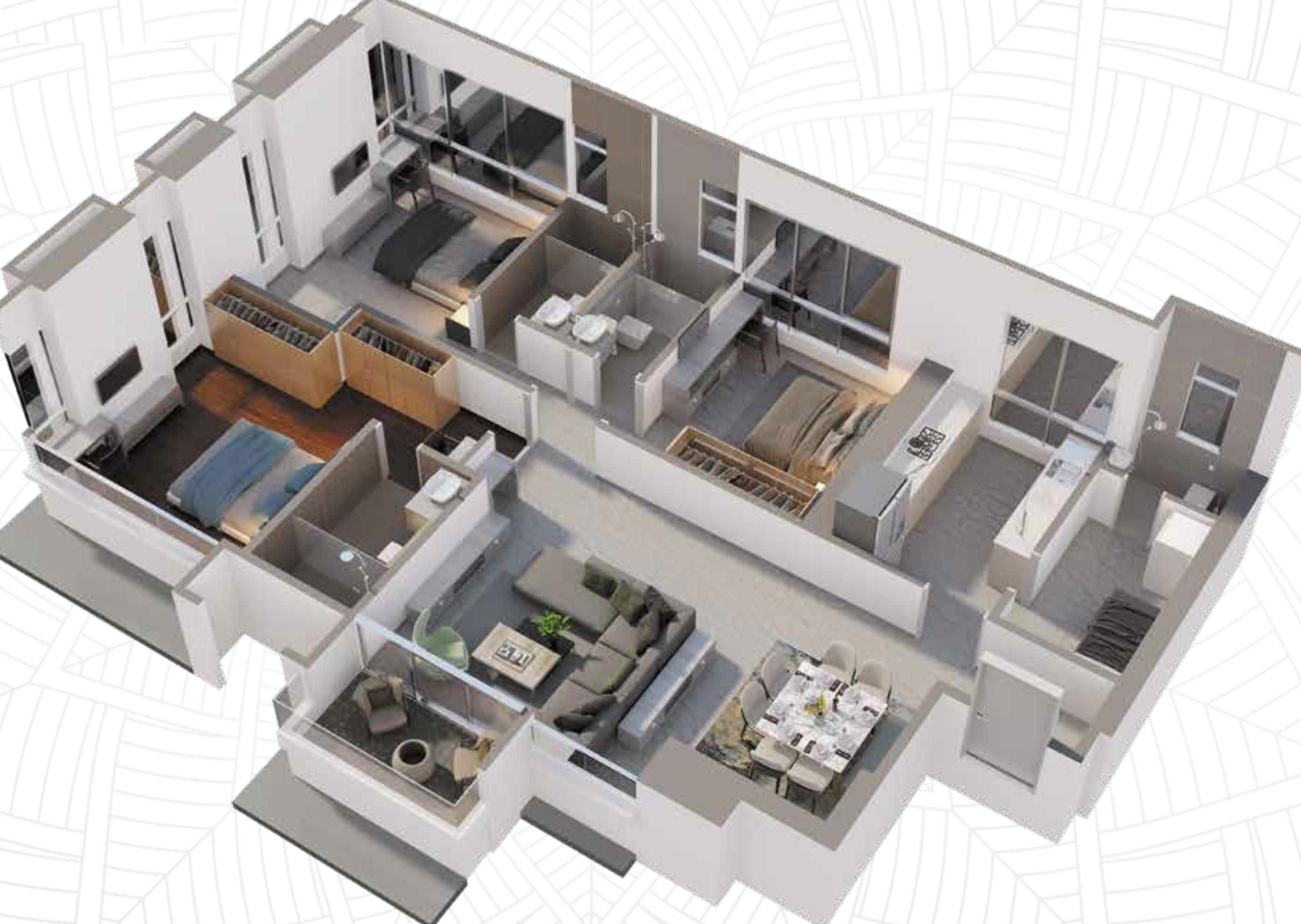 3DFloorPlan of Chintamani Aryavrat Project